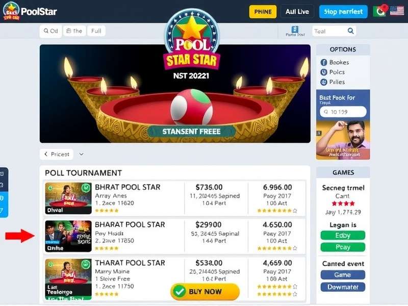 Bharat Pool Star Diwali Event